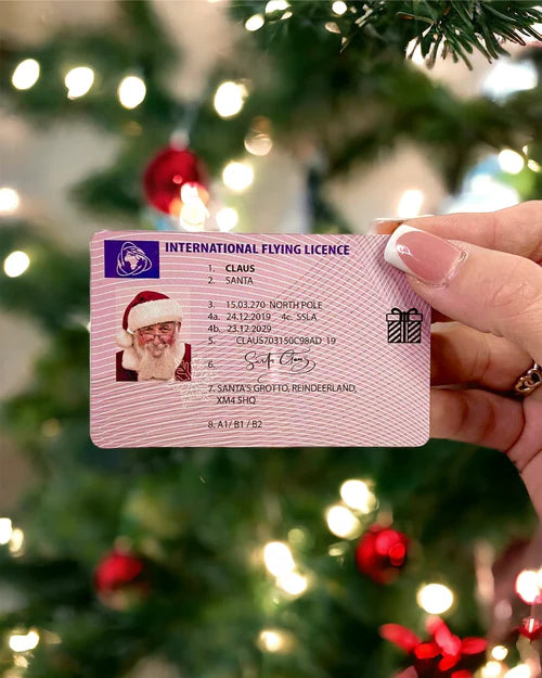 SANTA FLYING LICENCE