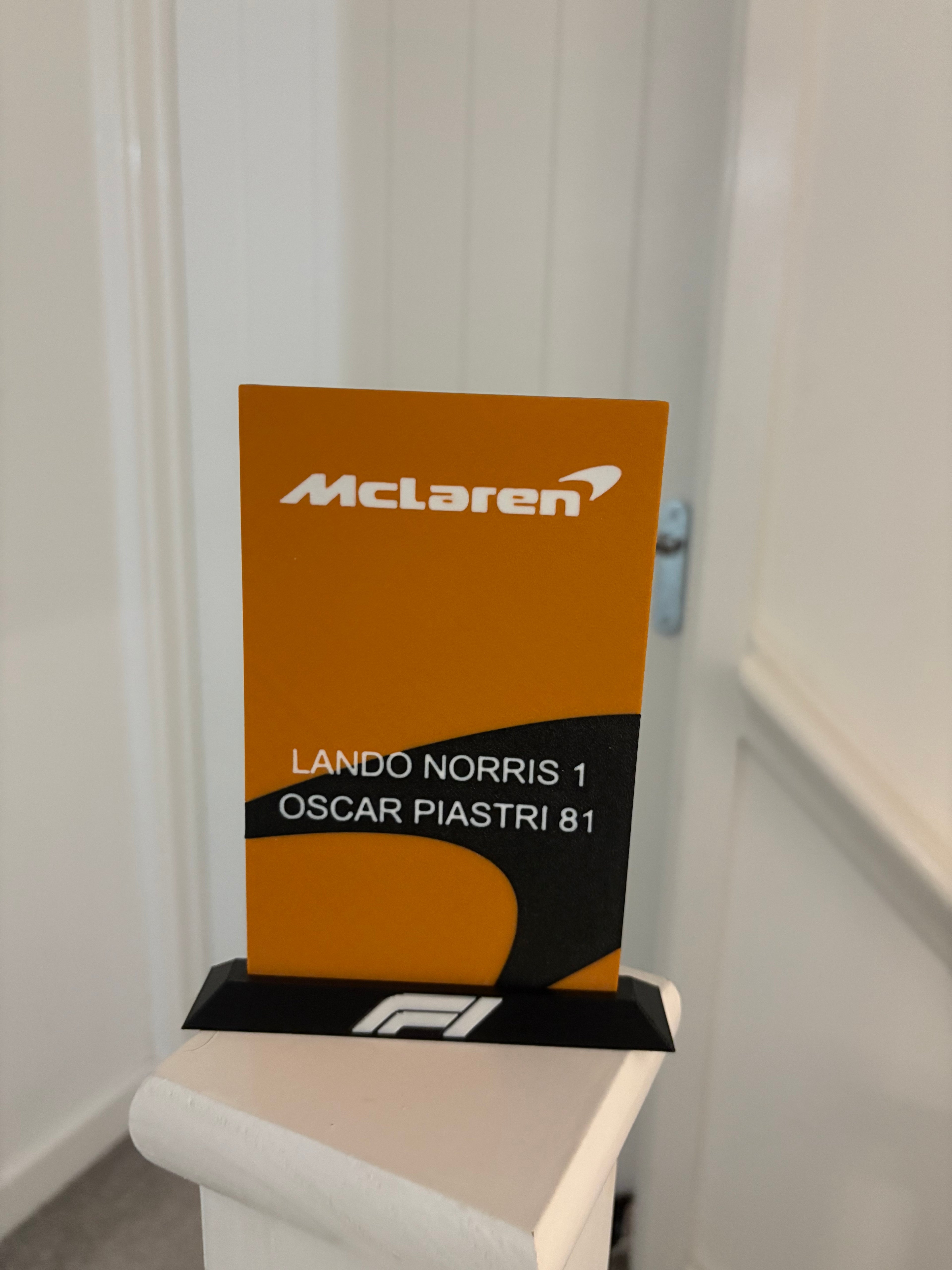 McLaren 2026 Team Sign