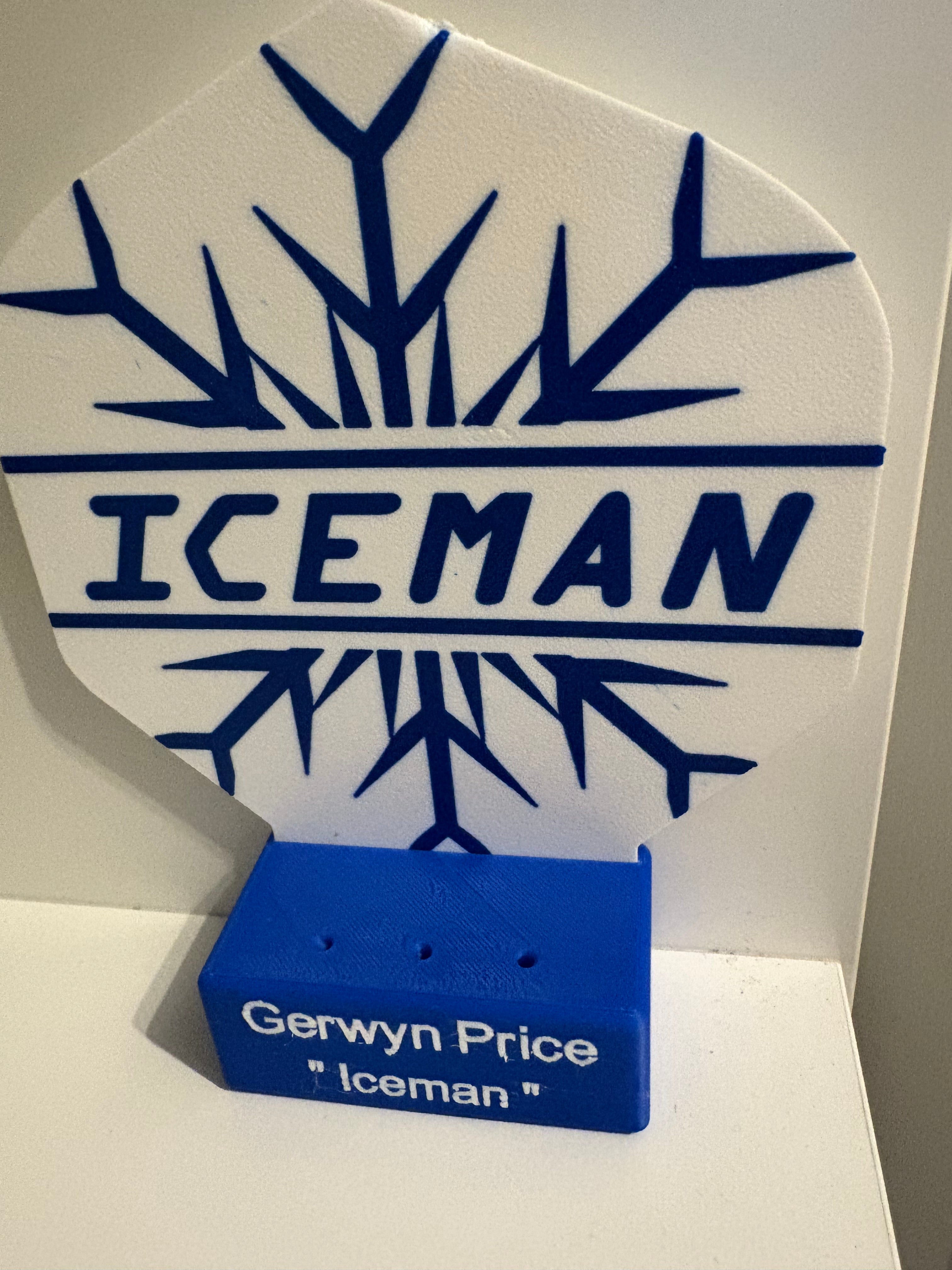 Iceman  Gerwyn Price Darts Display Stand
