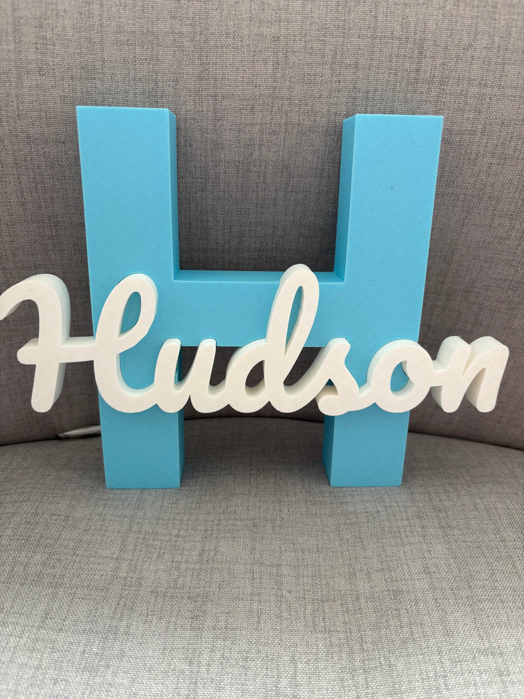 Share Personalised Initial Name Sign Custom 3D Printed Letter Display Perfect Decor